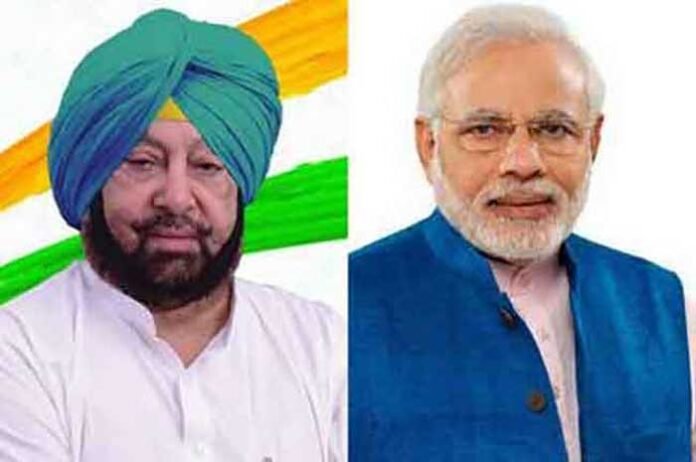 Capt-Amarinder-Narendra-Modi मुख्यमंत्री ने बकाया फंडों और एस.सी. पोस्ट मैट्रिक स्कॉलरशिप स्कीम के अंतर्गत 2017-20 की संशोधित हुई साझेदारी की राशि जारी करने के लिए नरेन्द्र मोदी को पत्र लिखा
