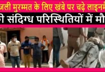 Lineman climbed on pole for electrical repair dies under suspicious circumstances