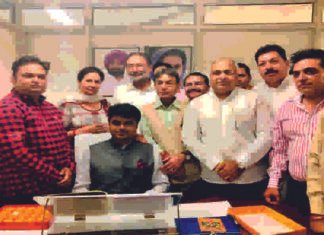 सचिन शर्मा द्वारा गौ माता स्मारक बनाने की माँग
