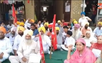 ਜਲ ਸਪਲਾਈ ਕਾਮਿਆਂ ਵਲੋਂ ਸਮੂਹਿਕ ਛੁੱਟੀ ਲੈ ਕੇ ਪਿਛਲੇ 48 ਘੰਟਿਆਂ ਤੋਂ ਵਿਭਾਗੀ ਕੰਮਾਂ ਦਾ ਬਾਈਕਾਟ ਕੀਤਾ ਗਿਆ