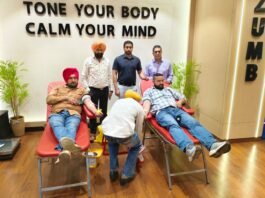 अमृतसर में ‘ऑफ द ग्रिड’ प्रीमियम जिम की री-ओपनिंग पर भव्य रक्तदान शिविर, अमरदीप सिंह बैंस ने किया उद्घाटन