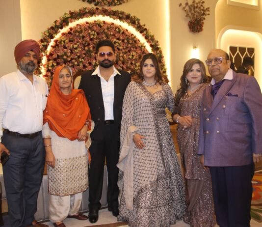 प्यार, संगीत और भावनाओं से सजा मुस्कान-अमरिंदर का भव्य वेडिंग रिसेप्शन